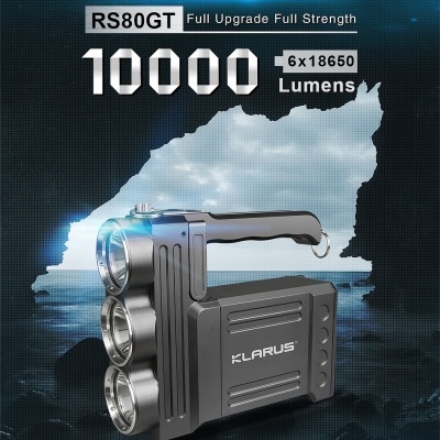 RS80GT LED FLASHLIGHT 10000 LUMENS