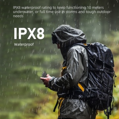 Powerbank K5 impermeável em carbono