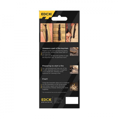 Innovational keychain for starting fire "Lizzard"