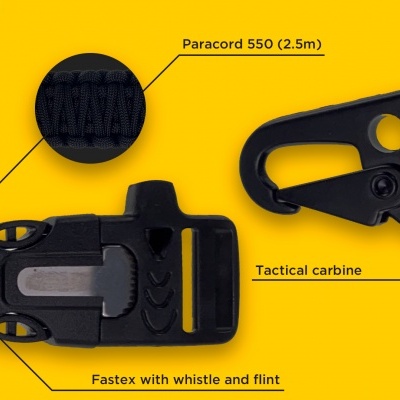 Tactical keychain 5in1