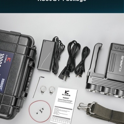 RS80GT LED FLASHLIGHT 10000 LUMENS