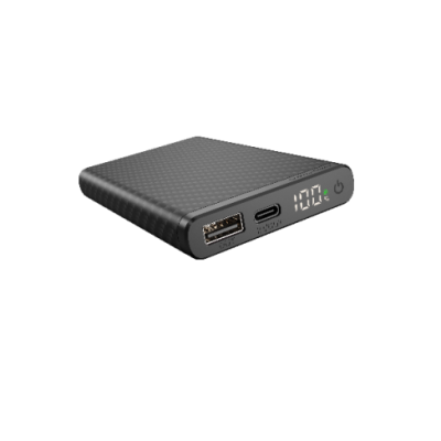 Powerbank K5 impermeável em carbono