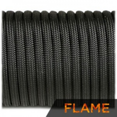 Flame cord, black #016-F