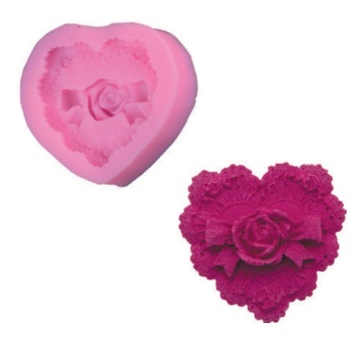 Molde Silicone Coração-Stafil