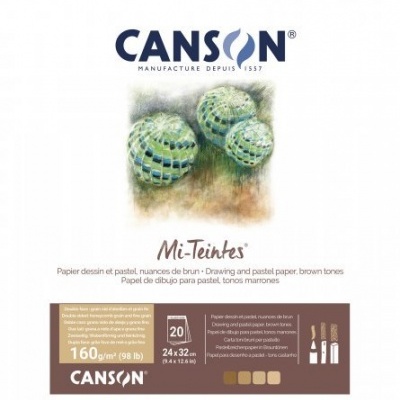 Bloco Mi-Teintes Canson Tons Terra