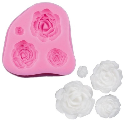 Molde Silicone Rosas-Stafil