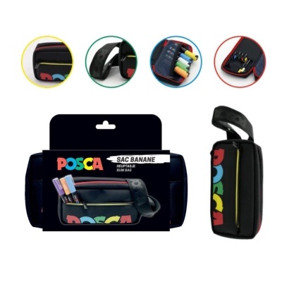Estojo Rectangular POSCA c/12 Marcadores