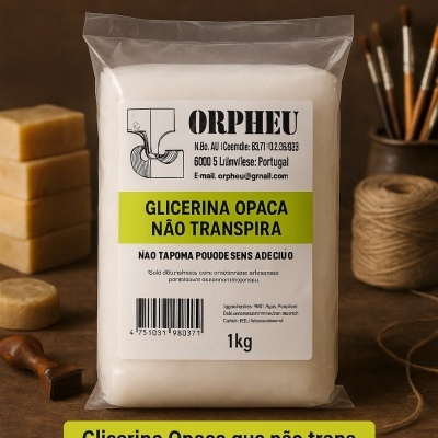 Glicerina Branca Não Transpira 1Kg-Orpheu