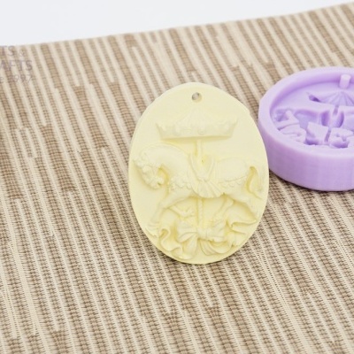 Molde Silicone Carrocel