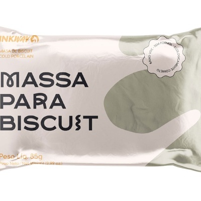 Massa Biscuit Inkway Natural 900g Massa Biscuit Inkway Natural 900g