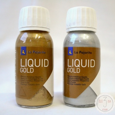 Tinta Metalica Ouro Liquido