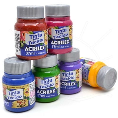 Tinta de Tecido Acrilex 37ml