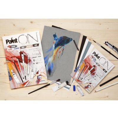 Bloco Papel Multitecnicas PaintOn Denim