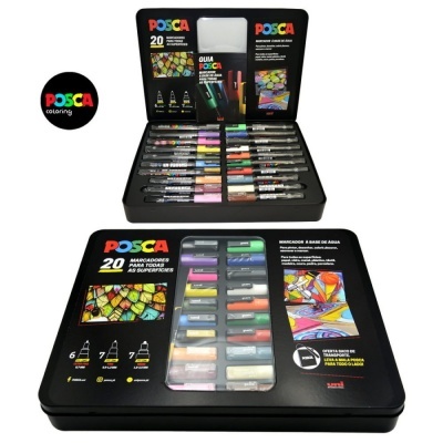 Caixa Metálica POSCA 20