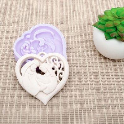 Molde Silicone Coração