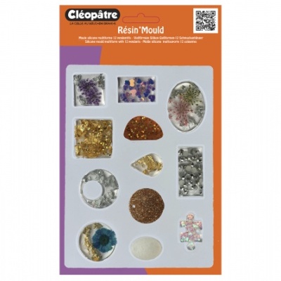 Molde Silicone Pendentes Cléopâtre