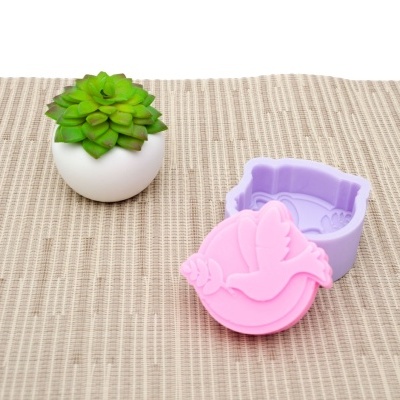 Molde Silicone Pomba