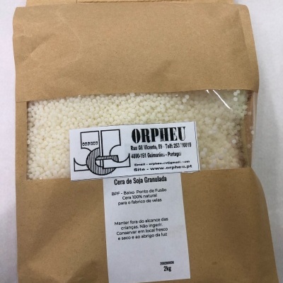 Cera de Soja Baixo Ponto de Fusao 2Kg-Orpheu
