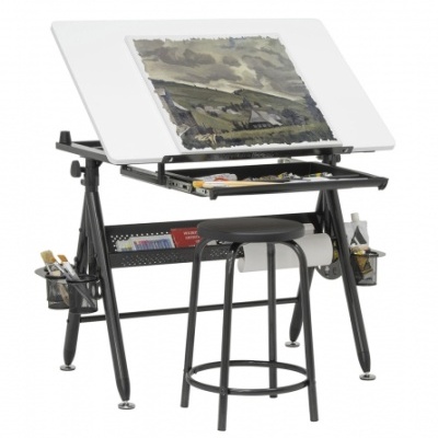 Mesa Estirador Desenho c/ Banco Stilletto Studio Designs