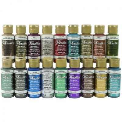 Tinta Acrilica Metalizada Americana