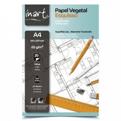 Bloco Papel Vegetal Esquiço