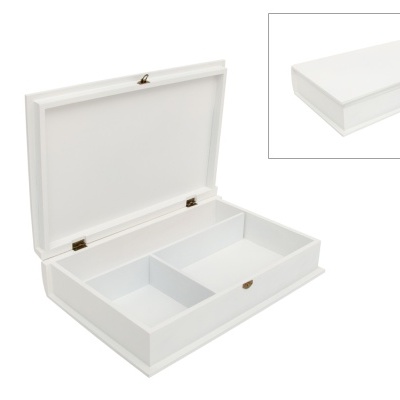 Caixa Batizado Livro Pintada Branca