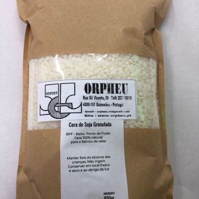 Cera de Soja Baixo Ponto Fusao 850grs-Orpheu