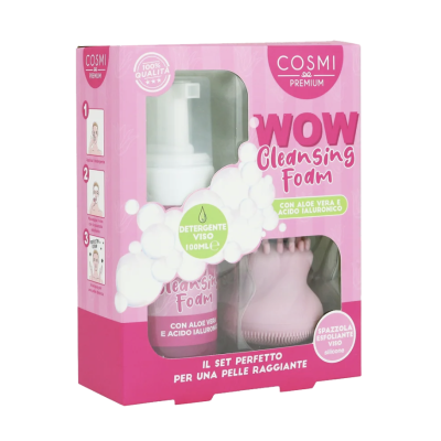 Conjunto de Limpeza Facial Aloe Vera e Ácido Hialurónico