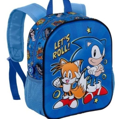 Mochila Sonic 3D de 31 cm