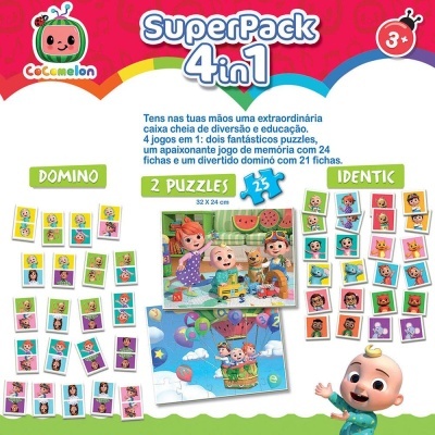Jogo Superpack 4 em 1 Cocomelon