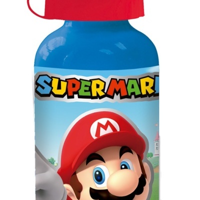 Garrafa de alumínio Super Mário 400 mL