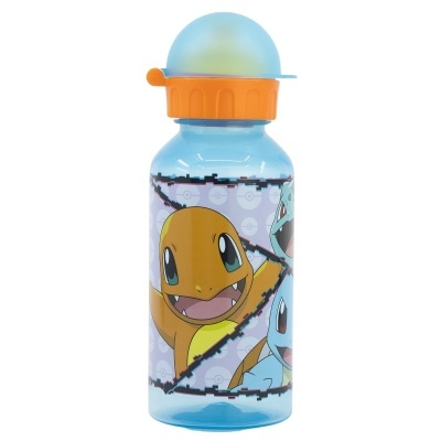 Garrafa de plástico Pokémon de 370 ml
