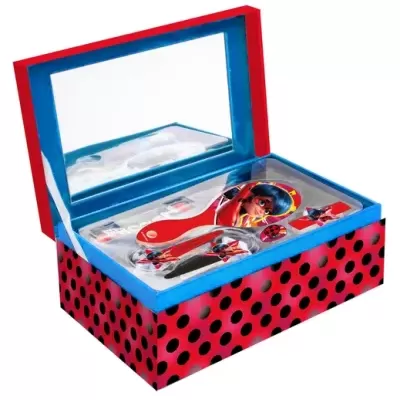 Caixa de jóias Miraculous Ladybug com acessórios