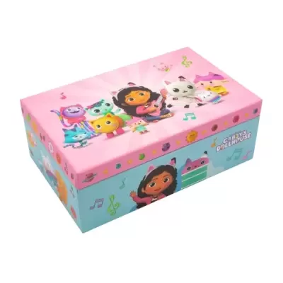 Caixa de jóias Gabby Dollhouse com acessórios