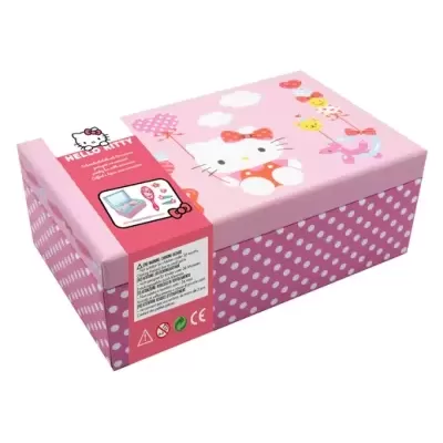 Caixa de jóias Hello Kitty com acessórios