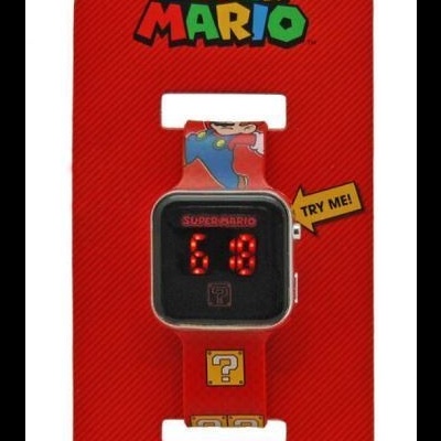 Relógio Led Super Mário