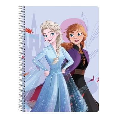 Caderno quadriculado Frozen