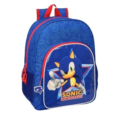 Mochila Escolar Sonic de 41 cm