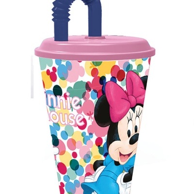 Copo Minnie com Palhinha de 430 mL