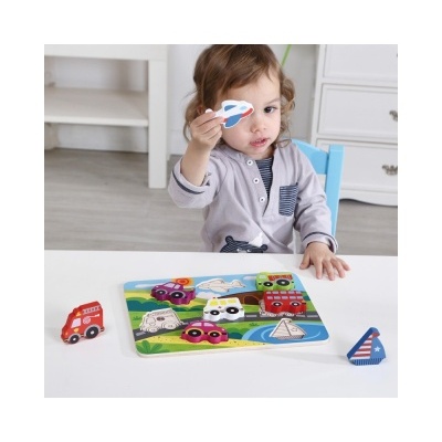 Puzzle de Madeira Transportes