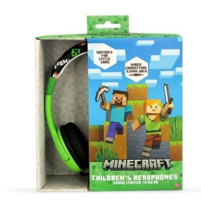 Auscultadores com fio Minecraft