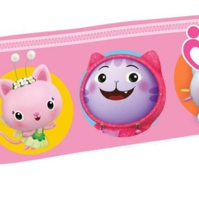 Estojo Cilíndrico Gabby´s Dollhouse de 22 cm