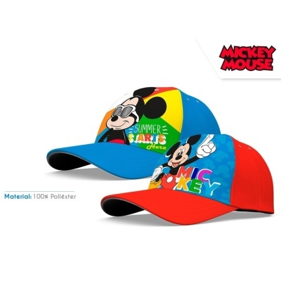Boné Azul Mickey - 52 cm