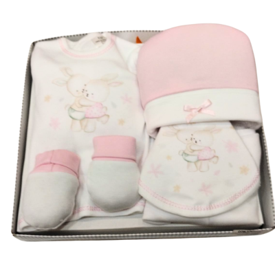 Conjunto para Bebé Recém Nascido - Coelhinhos