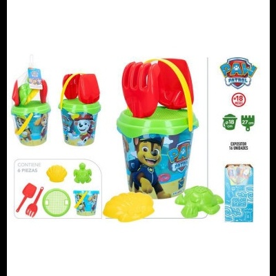 Conjunto de brinquedos de praia Patrulha Pata