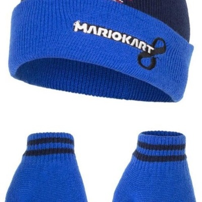 Gorro + Luvas - Super Mário