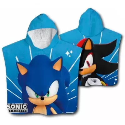 Poncho Toalha Sonic