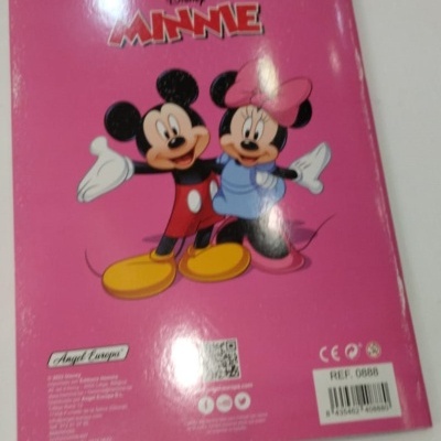 Livro super autocolantes e jogos - Minnie
