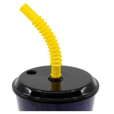 Copo Batman com Palhinha de 430 mL