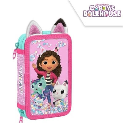 Estojo Retangular Gabby´s Dollhouse de 20 cm